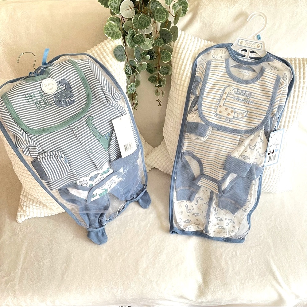 ✨Duck Duck Goose Set of 2 Baby Boy Outfits 3-6 months NWT w/orig. packaging